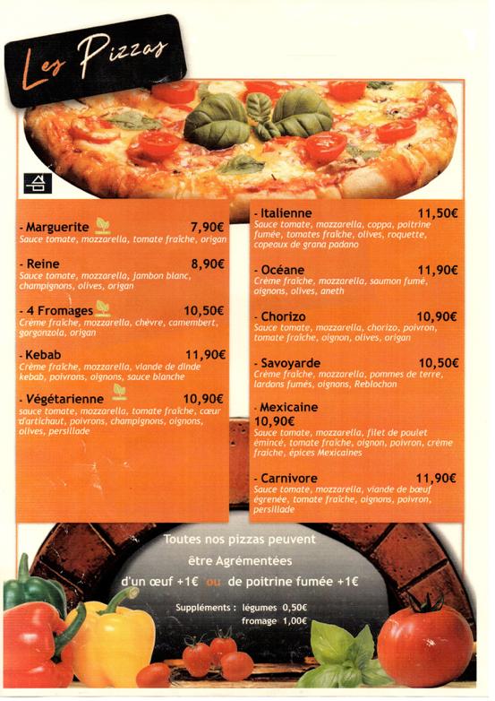 Menu au L' ardoise du Mo'Mans restaurant, Le Mans