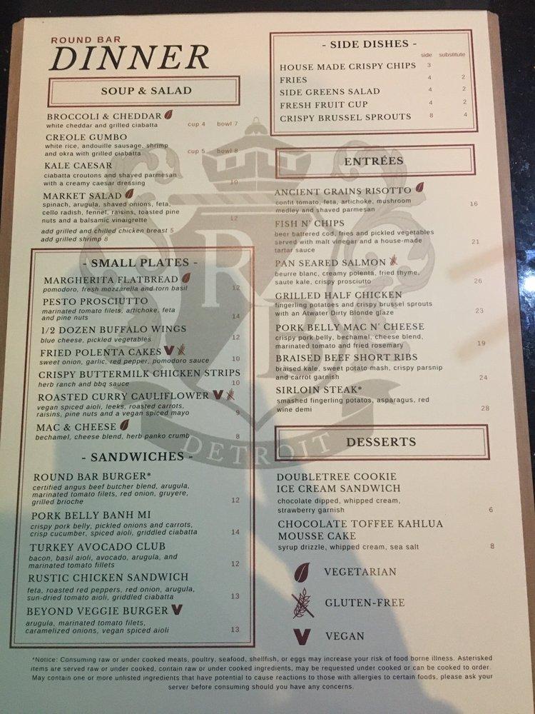 Menu at Motor City Kitchen pub & bar, Detroit