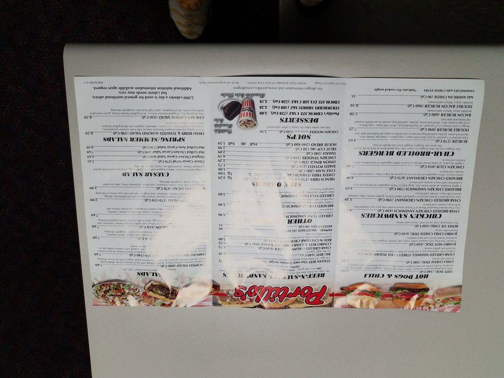 Menu at Portillo's Woodbury restaurant, Woodbury