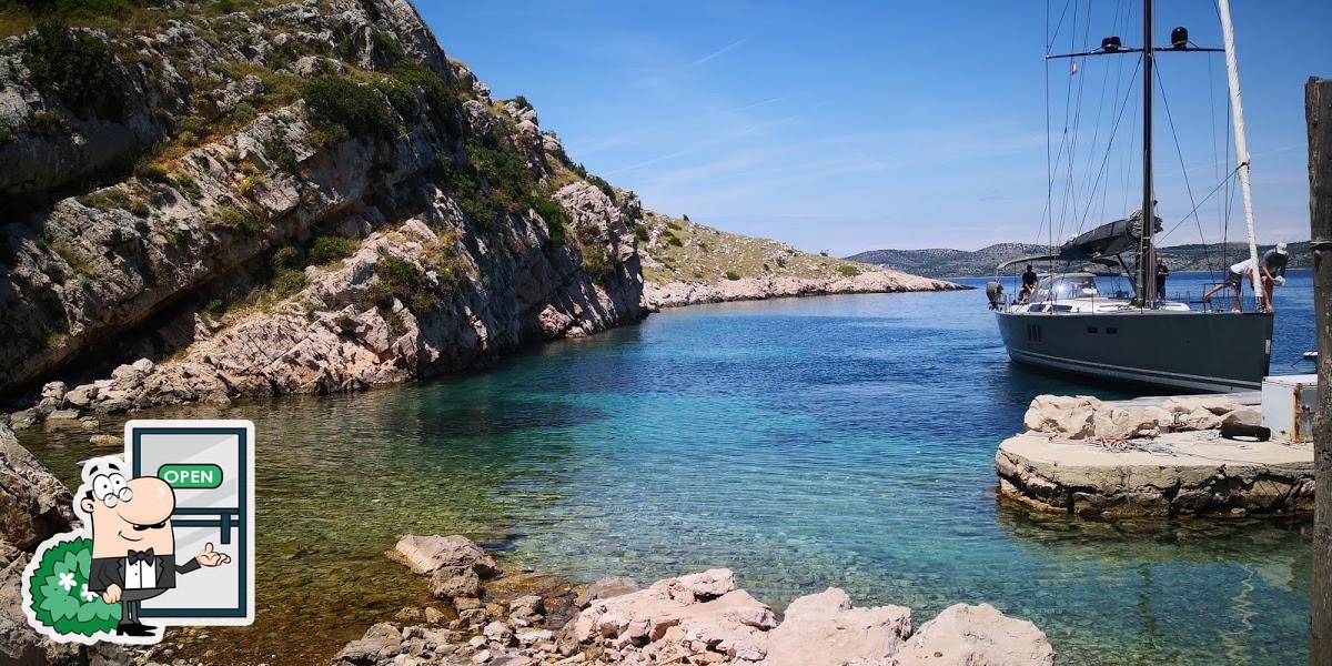 Uvala Stiniva, Kornati ristorante, Kornati Recensioni del ristorante