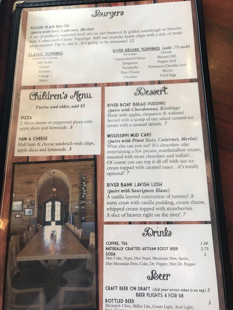 Menu at The Riverhouse pub & bar, Scott City, State Hwy N