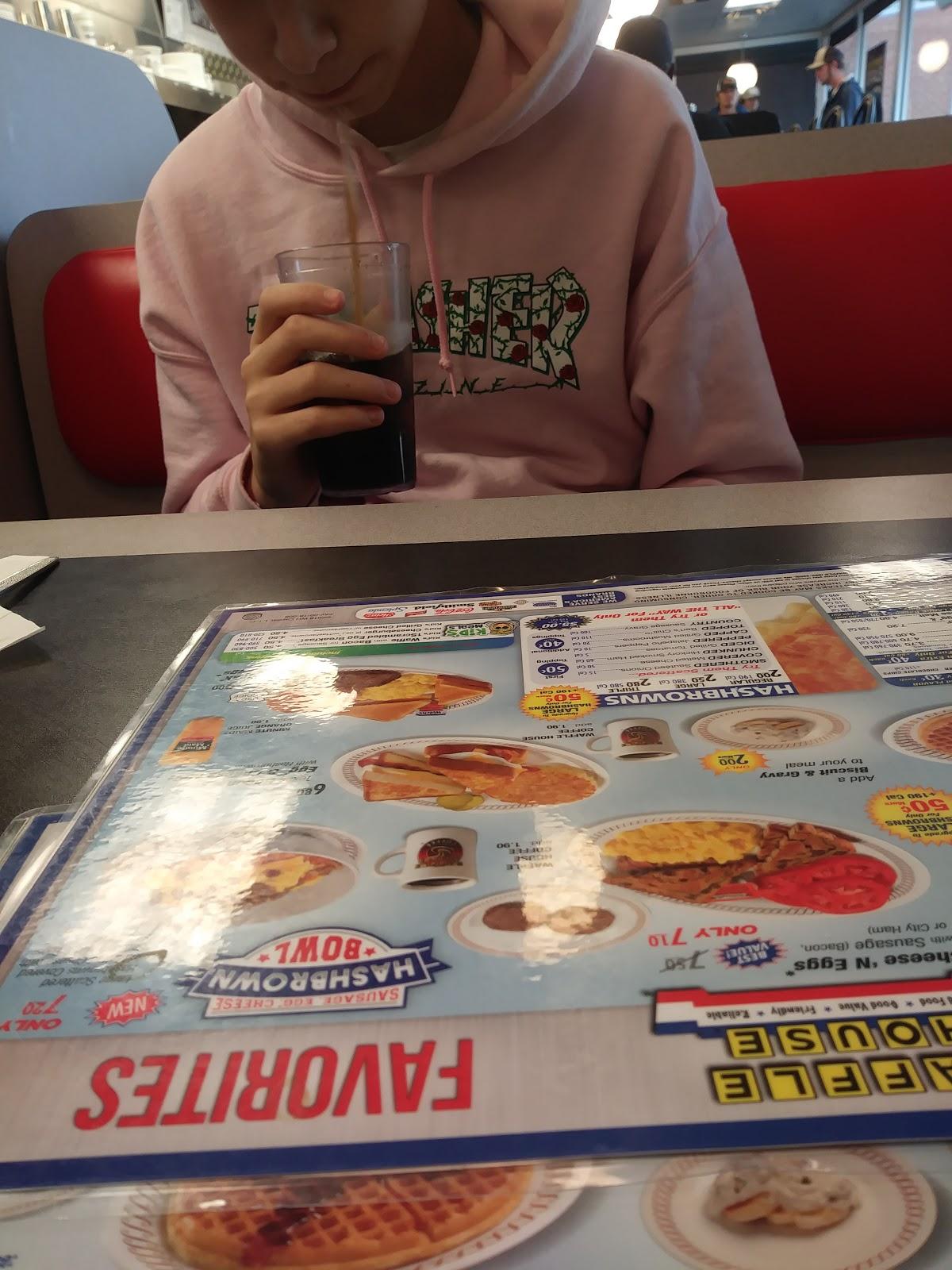 Menu at Waffle House restaurant, Durham, 4406 N Roxboro St