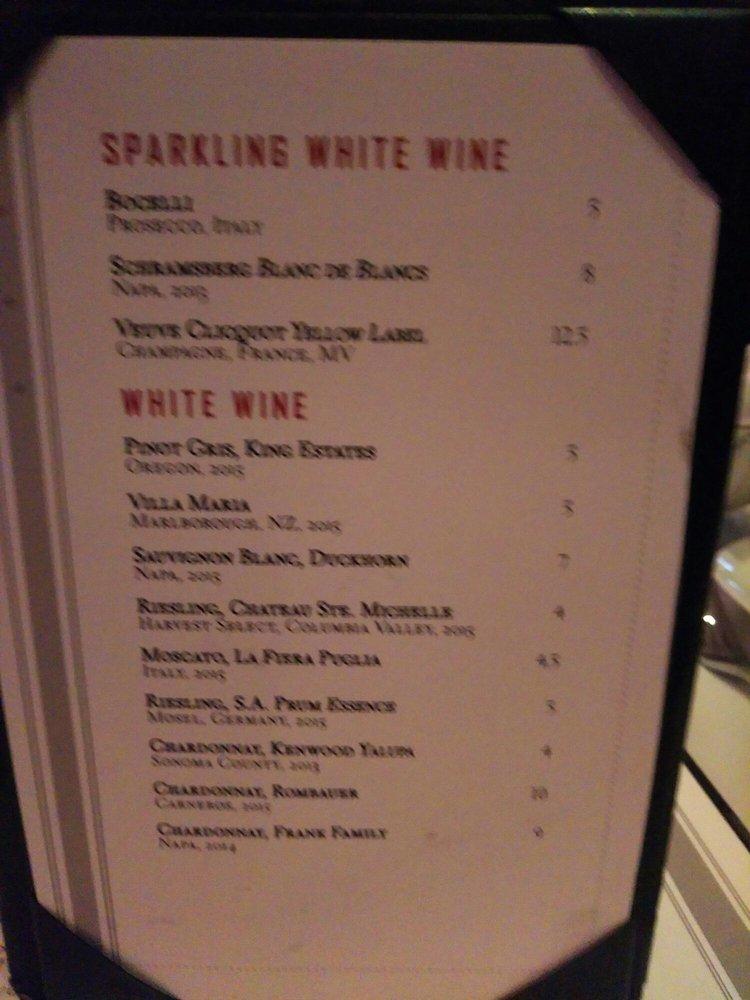 Menu at High Steaks steakhouse, Lincoln