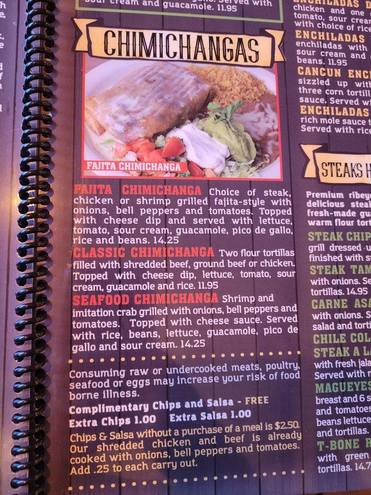 Menu At Los Magueyes Mexican Grill Restaurant Largo