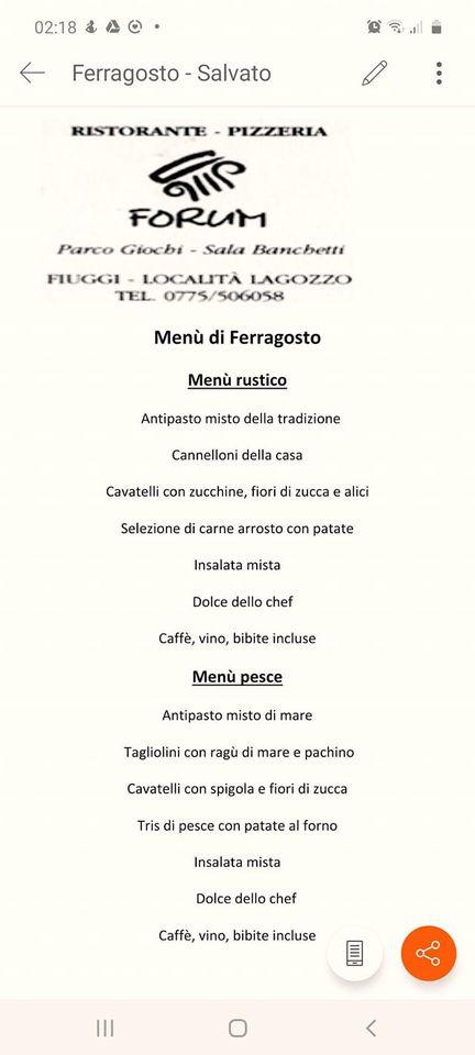 Menu di Forum 