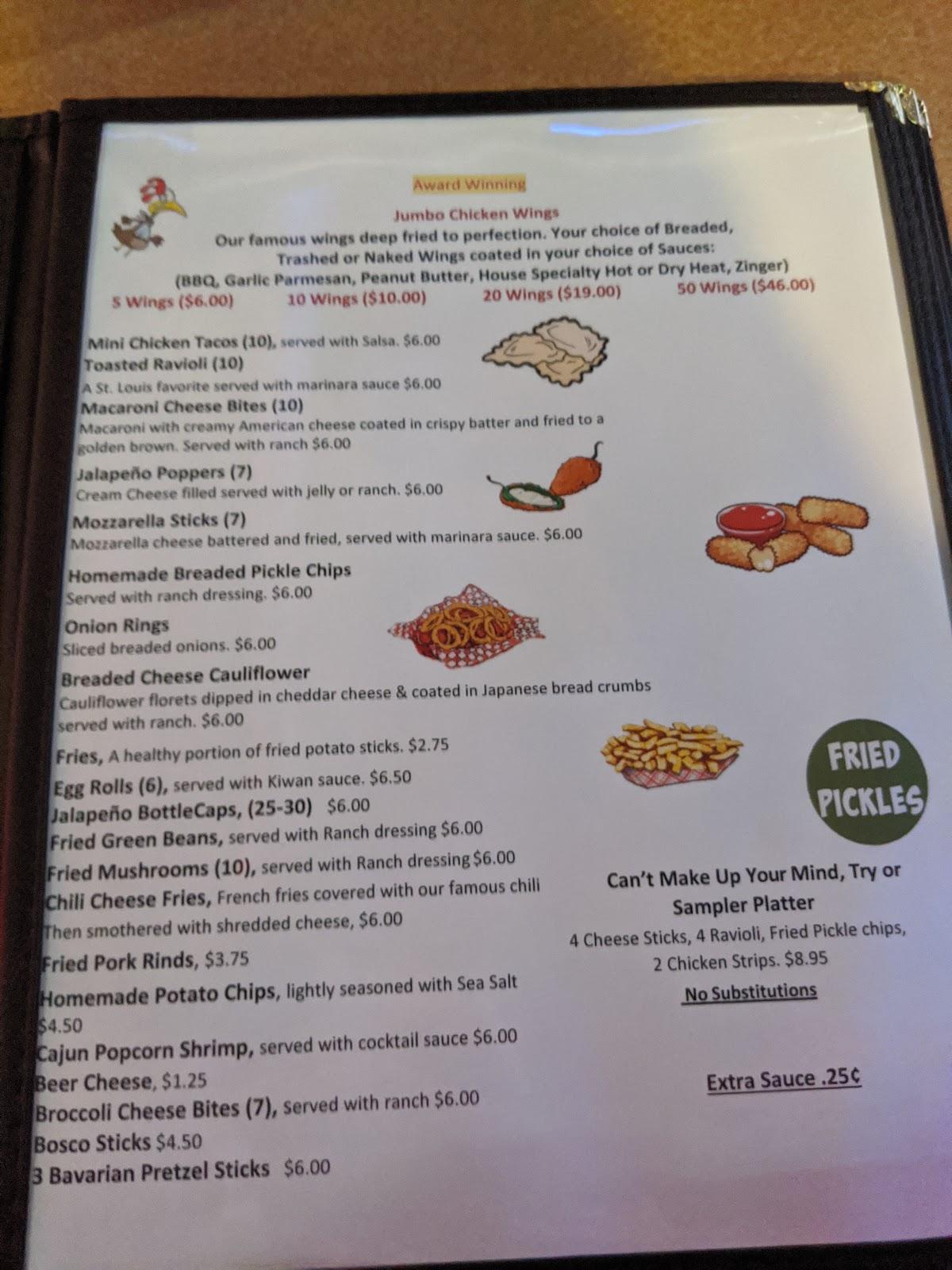 Menu at Corner Chill and Grill pub & bar, Belleville 