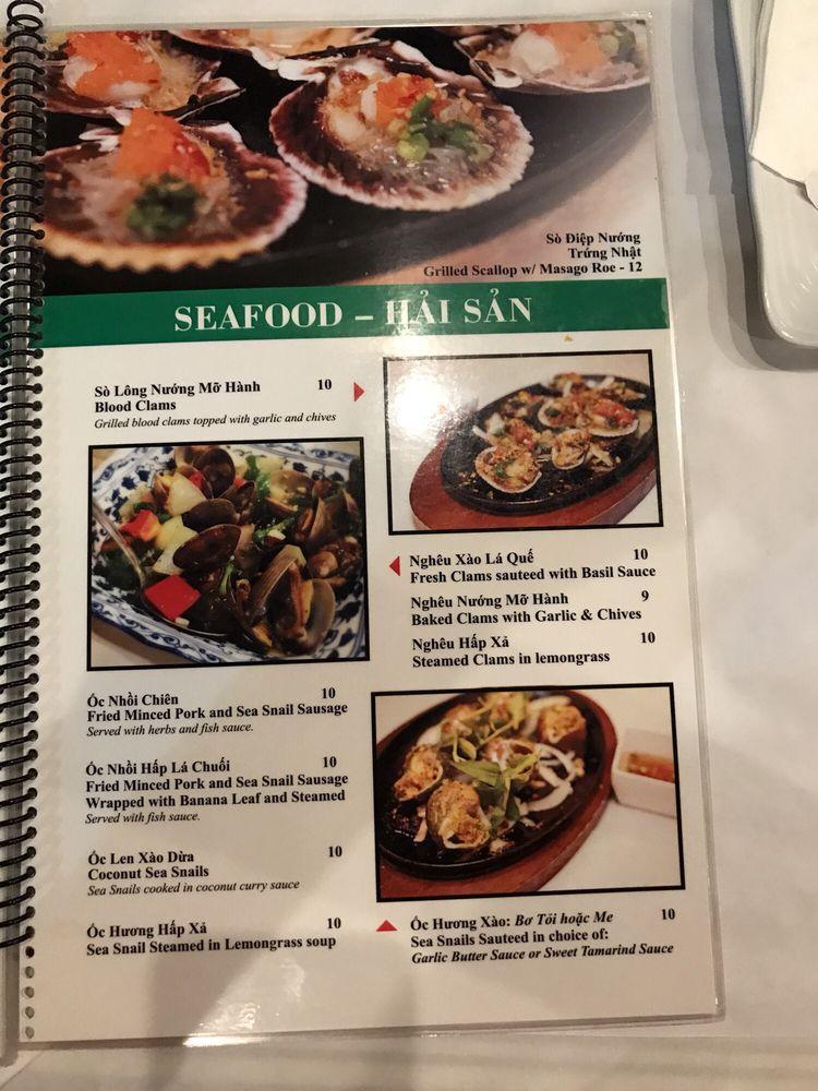 Menu at Garlic and Chives restaurant, Garden Grove