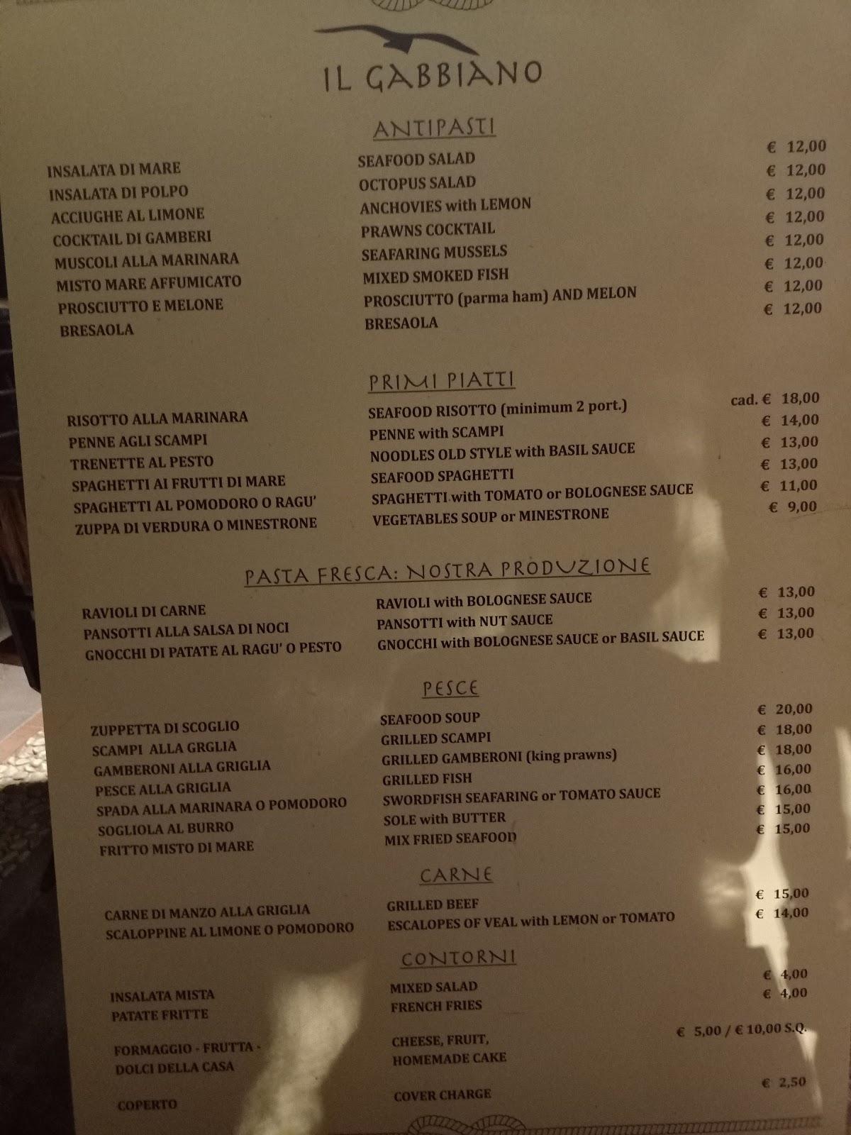 ristorante terrazza sul mare hotel il gabbiano