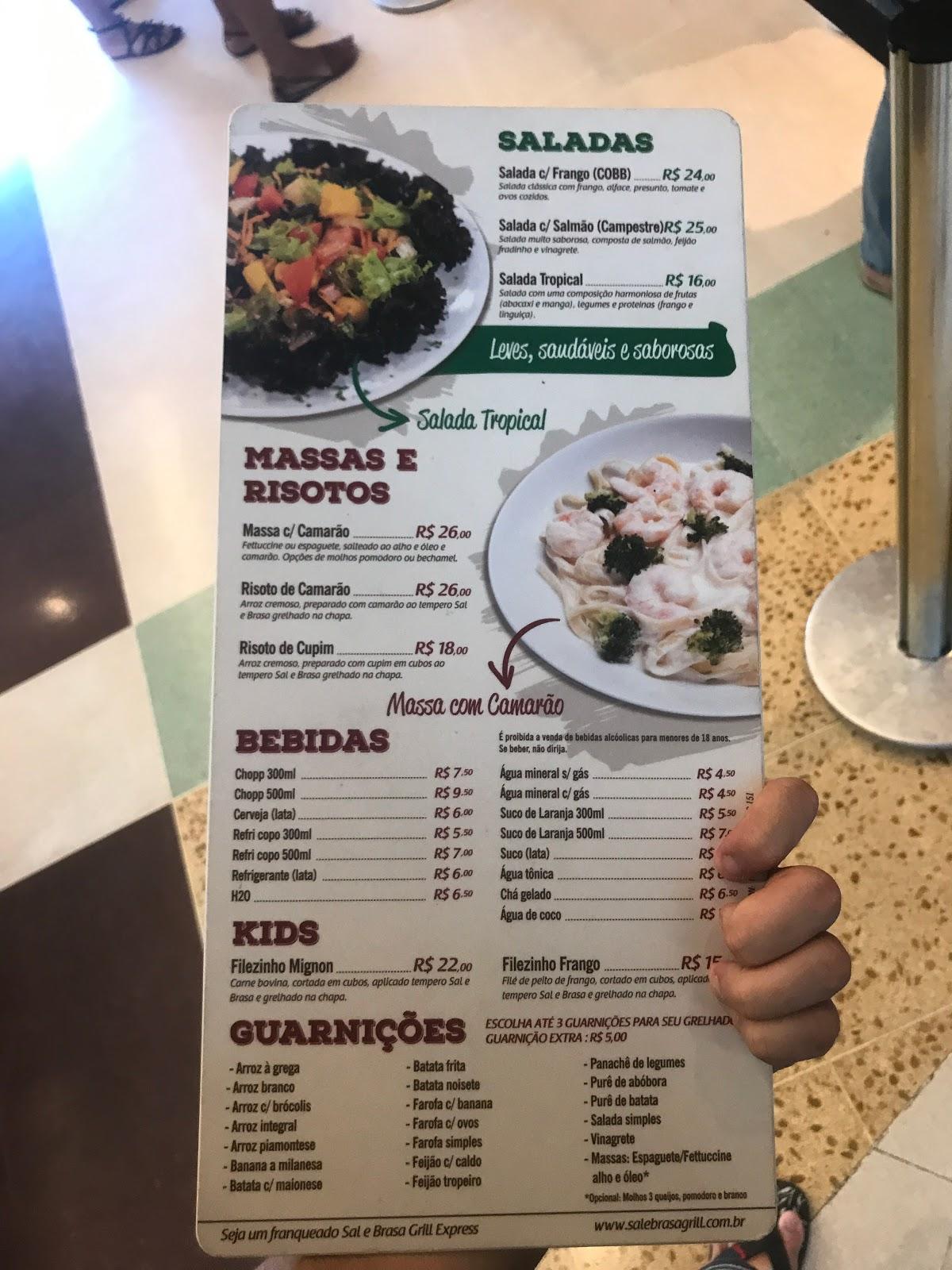 Menu Em Sal E Brasa Grill Express Jardins Restaurante Aracaju Av 