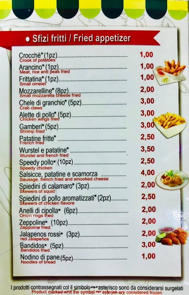 Menu di Erny’s Pizza 