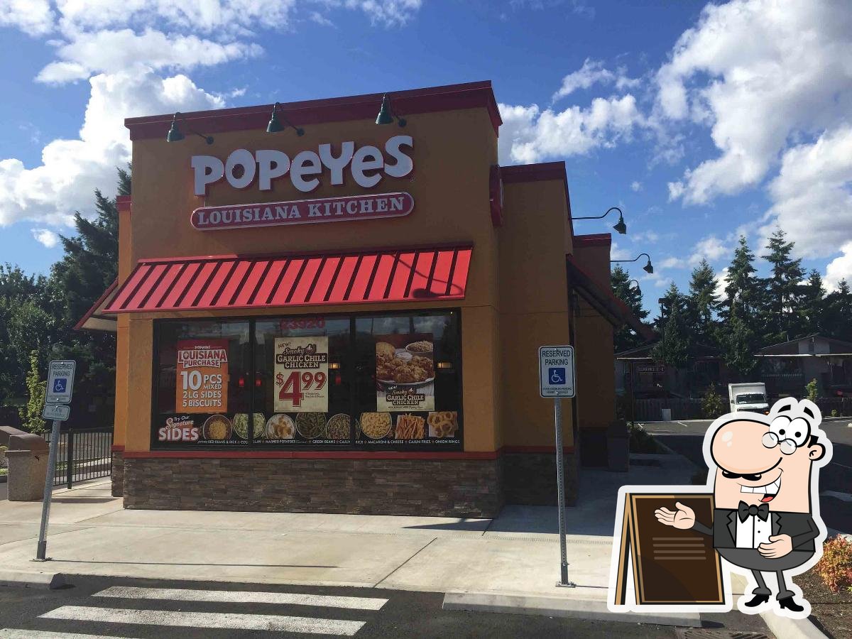 Popeye's in Kent Restaurant menu