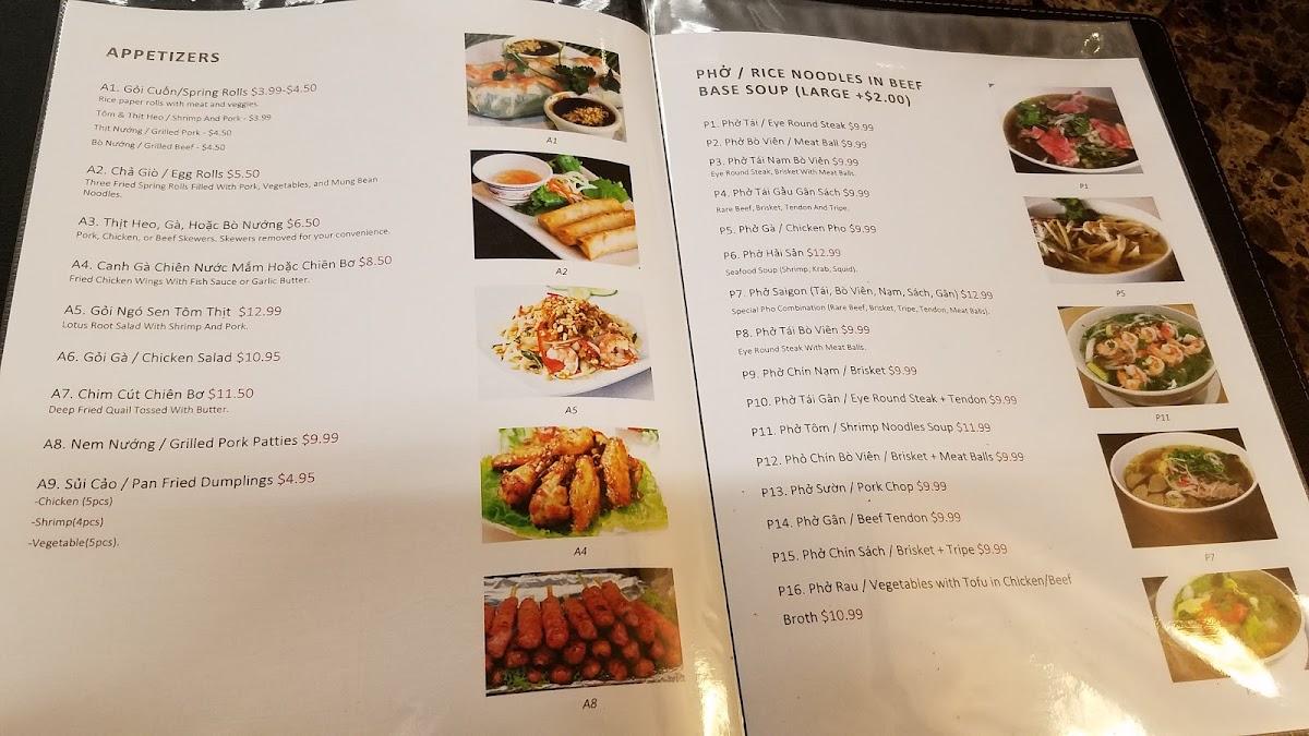 Menu At House Of Phở Vietnamese Cuisine Restaurant, Orlando, S John ...