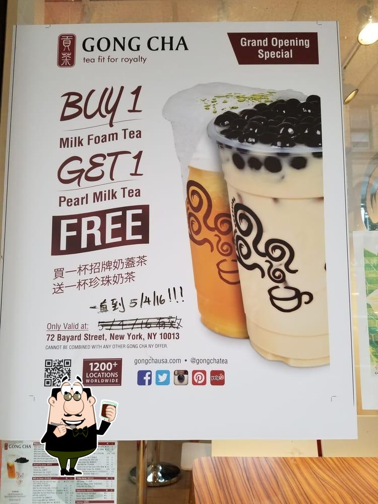 Gong Cha 72 Bayard St in New York City Restaurant menu and reviews