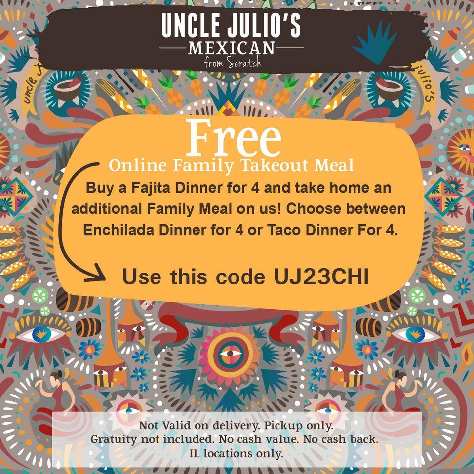 Uncle Julio's Oakbrook, 2360 Fountain Square Dr in Lombard - Restaurant  menu and reviews