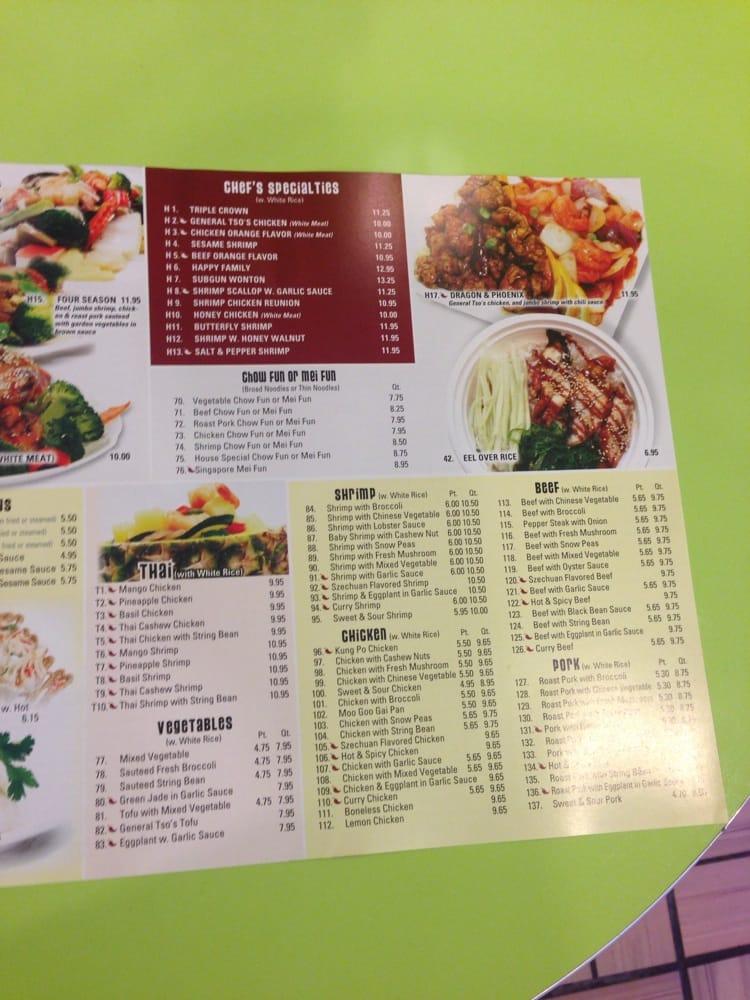 Menu at Four Season Kitchen restaurant, West Islip