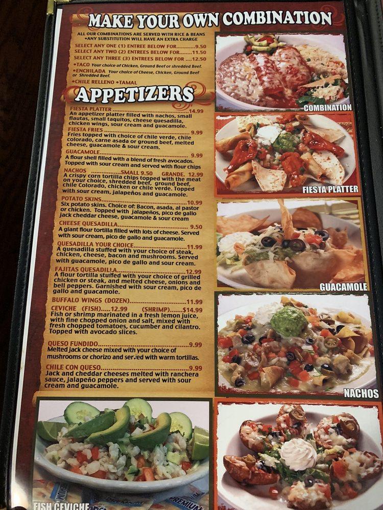 Menu At El Patio Mexican Grill Restaurant Bakersfield Stockdale Hwy