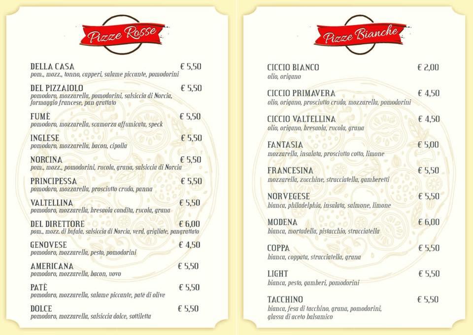 Menu Da Benvenuto A Tavola Ristorante Grumo Appula