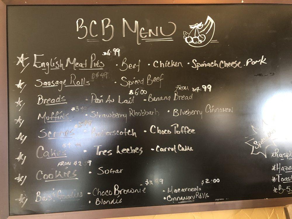 Menu at Banana Cherry Bakery, Rockford, S Alpine Rd