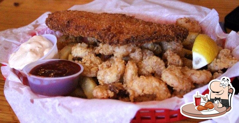 Menu of Blackbeard's On the Beach restaurant, Corpus Christi, Surfside