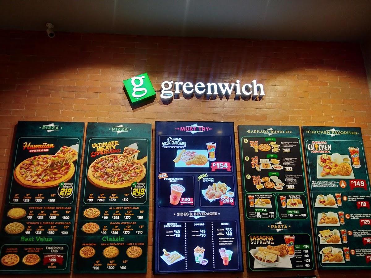 Menu At Greenwich Restaurant, Tuguegarao City, Robinsons Tuguegarao