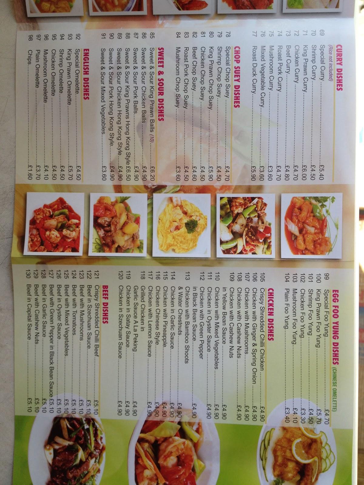Menu at Peking House fast food, Rainham, 198 Upminster Rd S