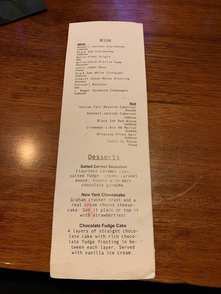 Menu at Log Jam pub & bar, Menomonie
