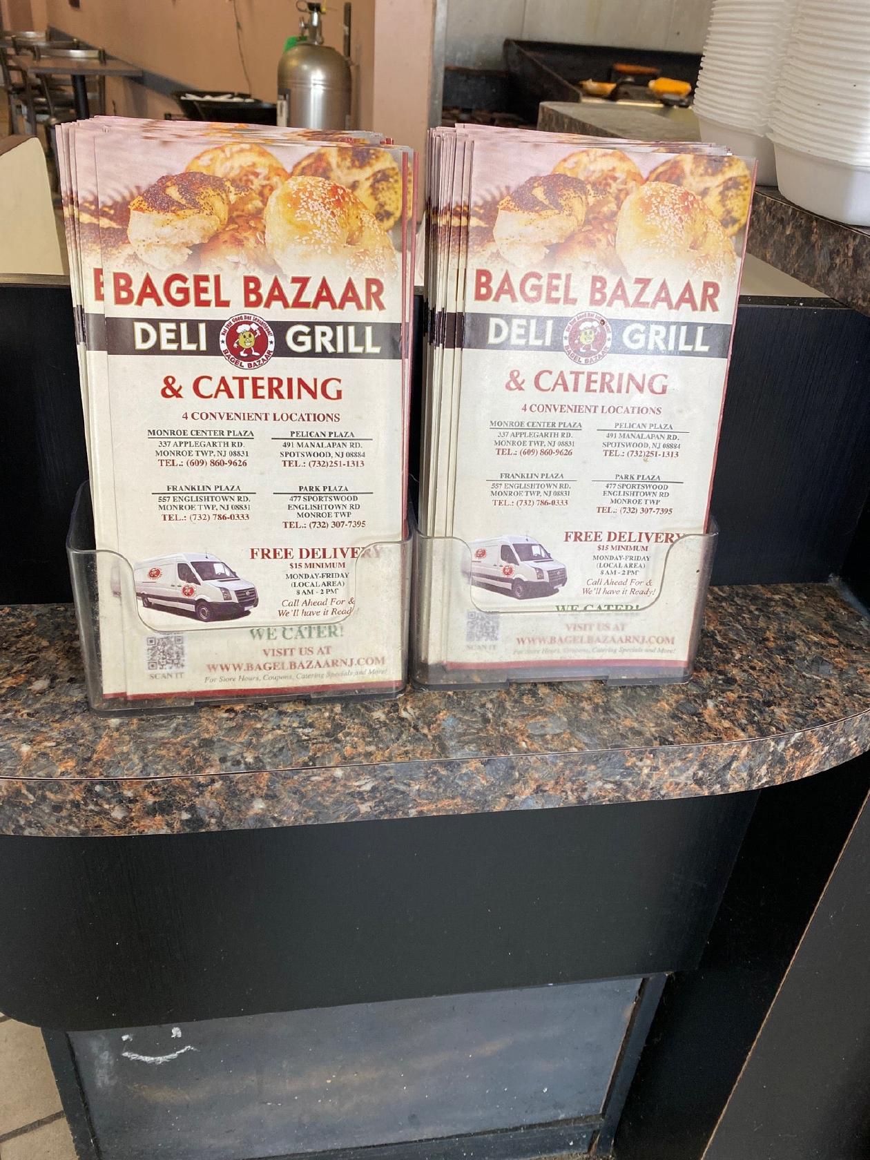 Menu at Bagel Bazaar, Monroe Township, 477 Spotswood Englishtown Rd