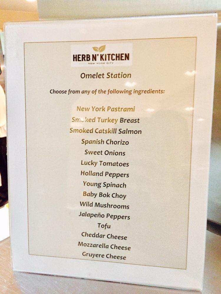 Menu At Herb N Kitchen Restaurant West New York   R701 Herb N Kitchen Menu 