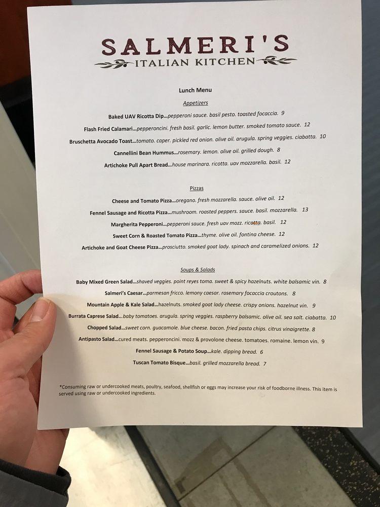 Menu at Salmeri's Italian Kitchen desserts, Fort Mill