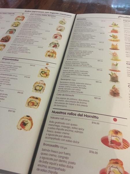 Carta del restaurante Sushi-itto, Toluca del Lerdo, PLAZA SENDERO