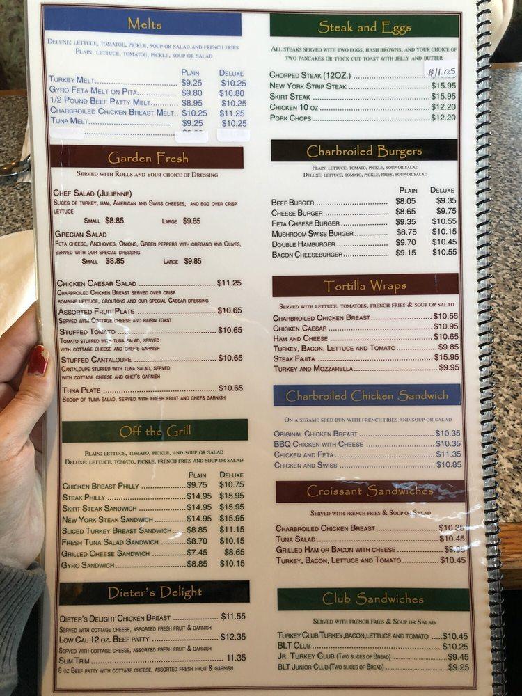 Menu at Egg Basket Pancake House restaurant, Streamwood