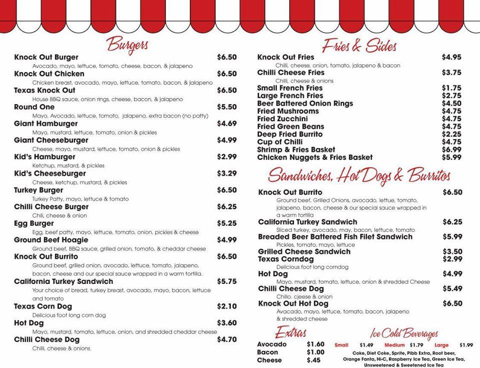 Menu at Scenic Drive In desserts, Modesto, Scenic Dr