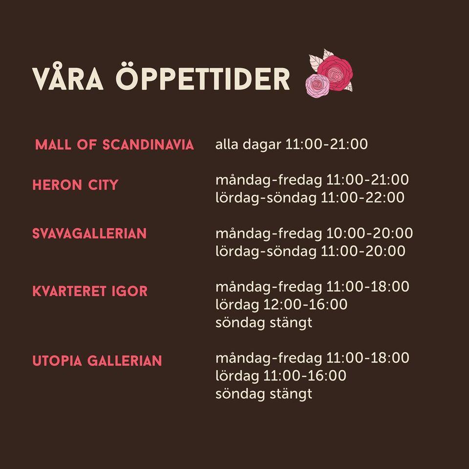 Menu at Choco Mania - Mall Of Scandinavia cafe, Solna