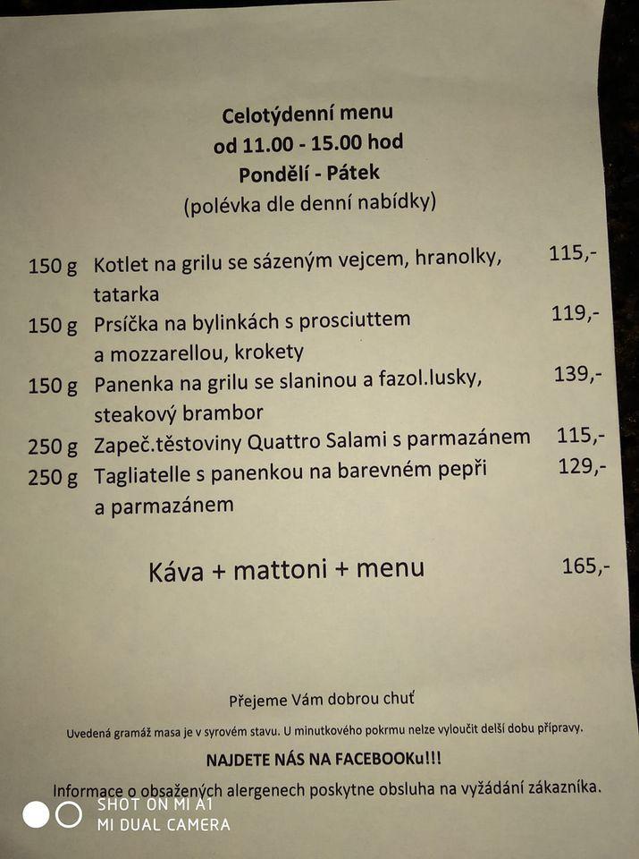 Le Cafe Orlová - Menu 11.3.-15.3.2019