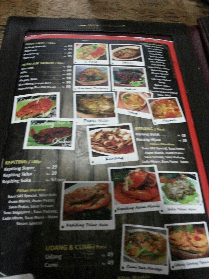 Menu At SAS Cafe N Resto Surabaya Jl Bhaskara Sawah No 30