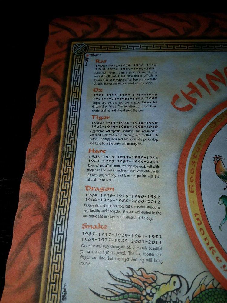 Menu at Orchid Fine Asian Cuisine restaurant, East Brunswick