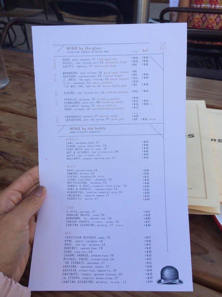Menu at Brewsters Beer Garden BBQ, Petaluma