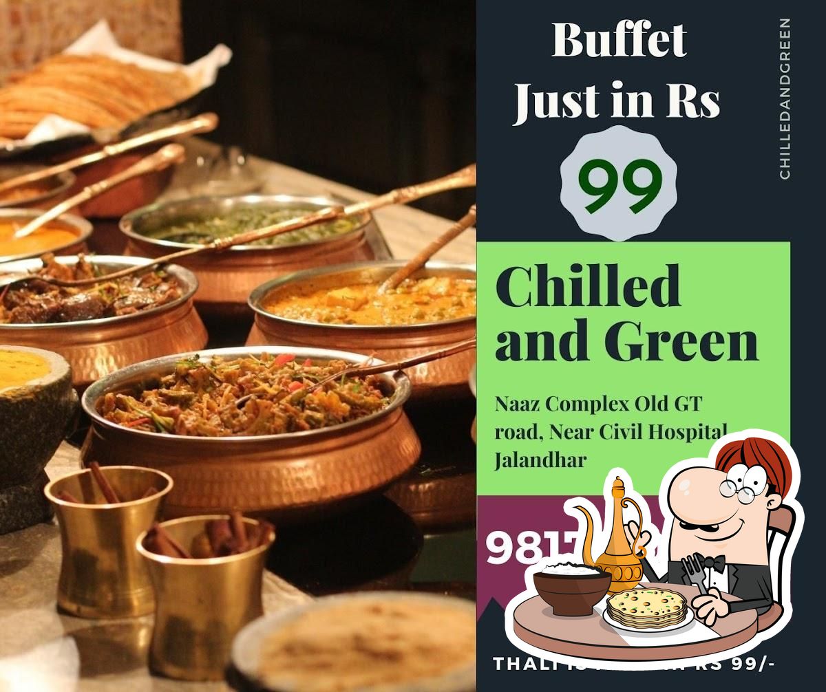 CHILLED AND GREEN l Rs 120/- Buffet- Thali Rs 100/- - Punjabi Restaurant -  Unlimited Food - Best Food Place in Jalandhar, Jalandhar - Restaurant  reviews