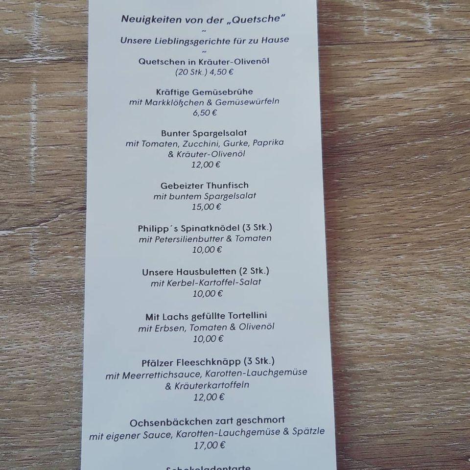Menu at Quetschekuche Stubb pub & bar, Neustadt