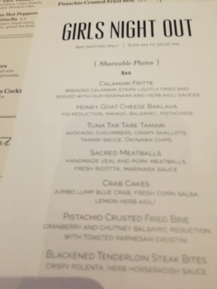 Menu at The Sacred Pepper restaurant, Tampa