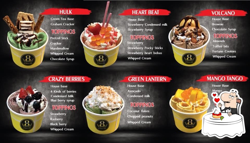 8 Degrees Ice Cream in Des Moines Restaurant menu and reviews