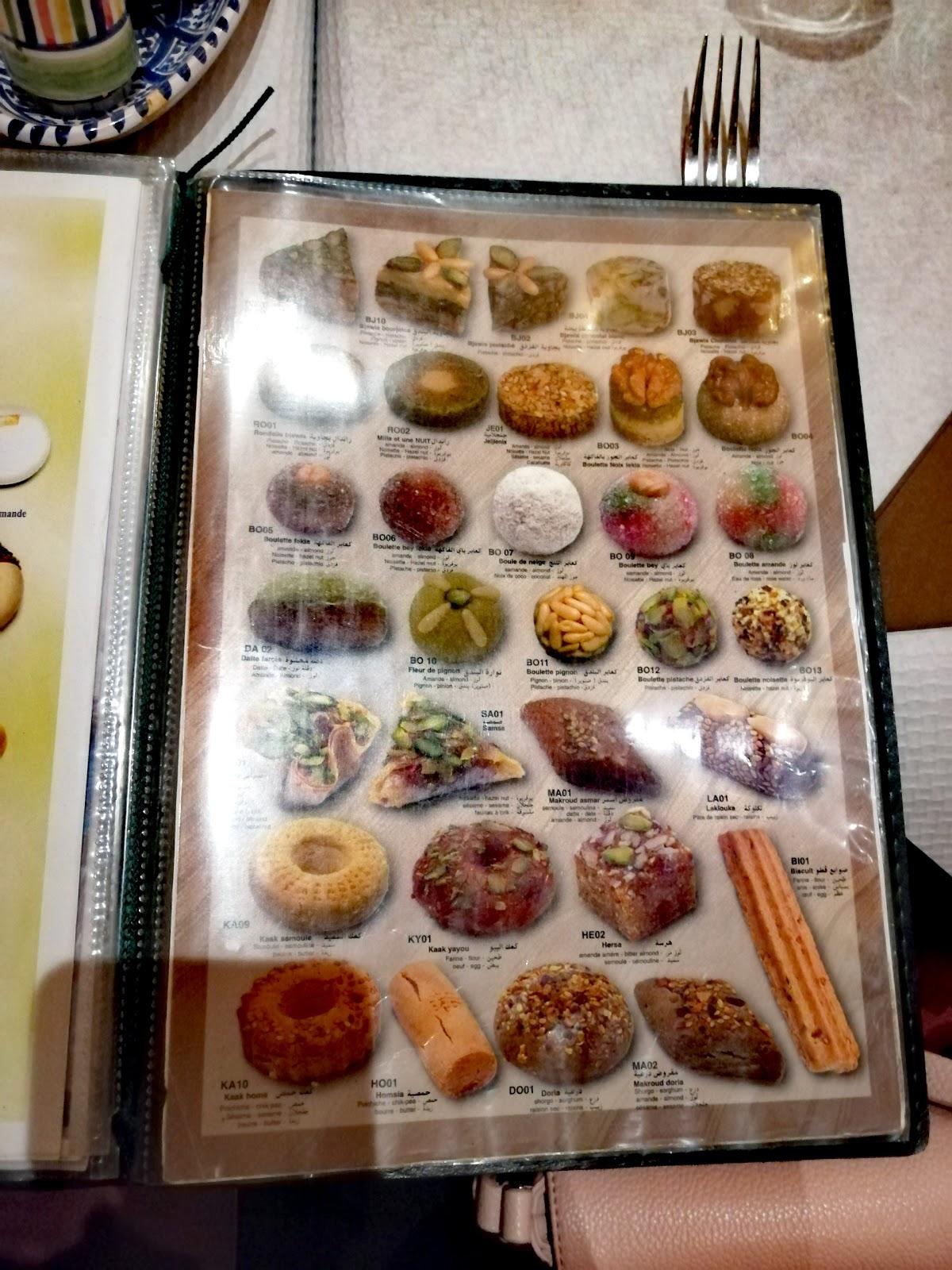 Menu at Restaurant Le Monastir, Strasbourg