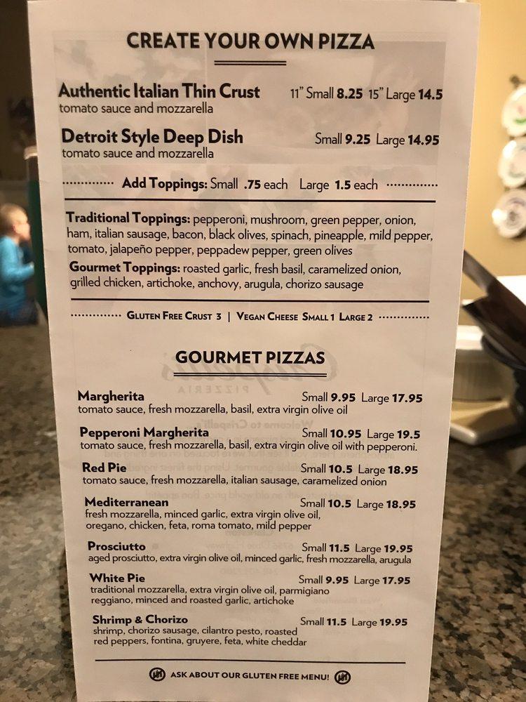 Menu at Crispelli's Bakery & Pizzeria Clarkston, Clarkston