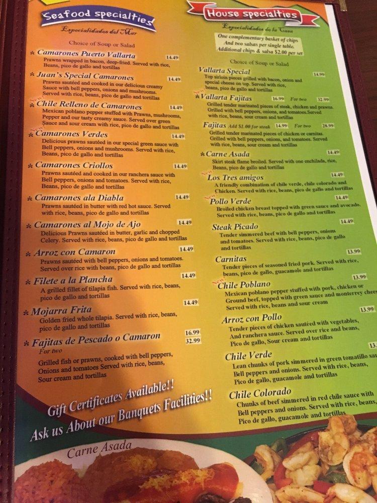 Menu at Casa Perez Mexican Restaurant, Prescott Valley, AZ69