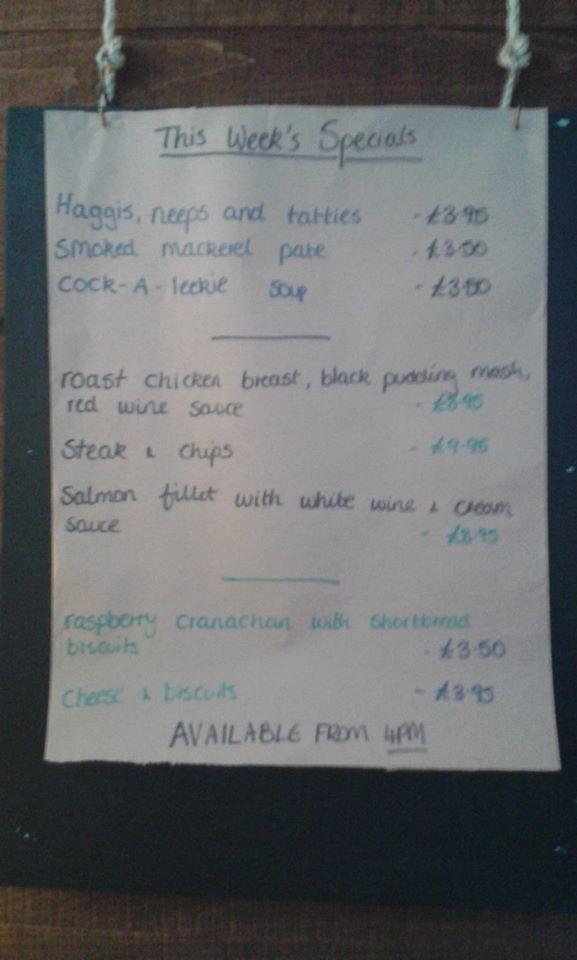 Menu at The Boathouse cafe, Giffnock, Rouken Glen Park