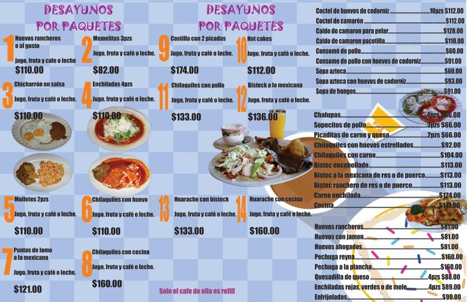 Carta del restaurante La Cabaña del Don José, Atlixco, Carr Puebla Atlixco  Km 