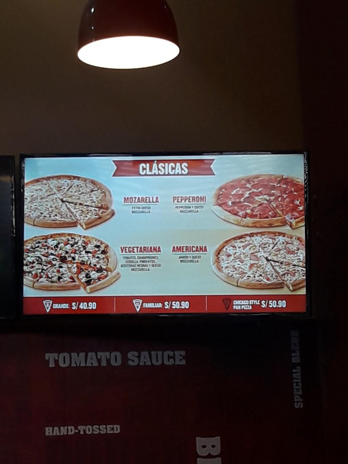 Menu at Papa John's Pizza restaurant, Trujillo, CC. Real Plaza Trujillo