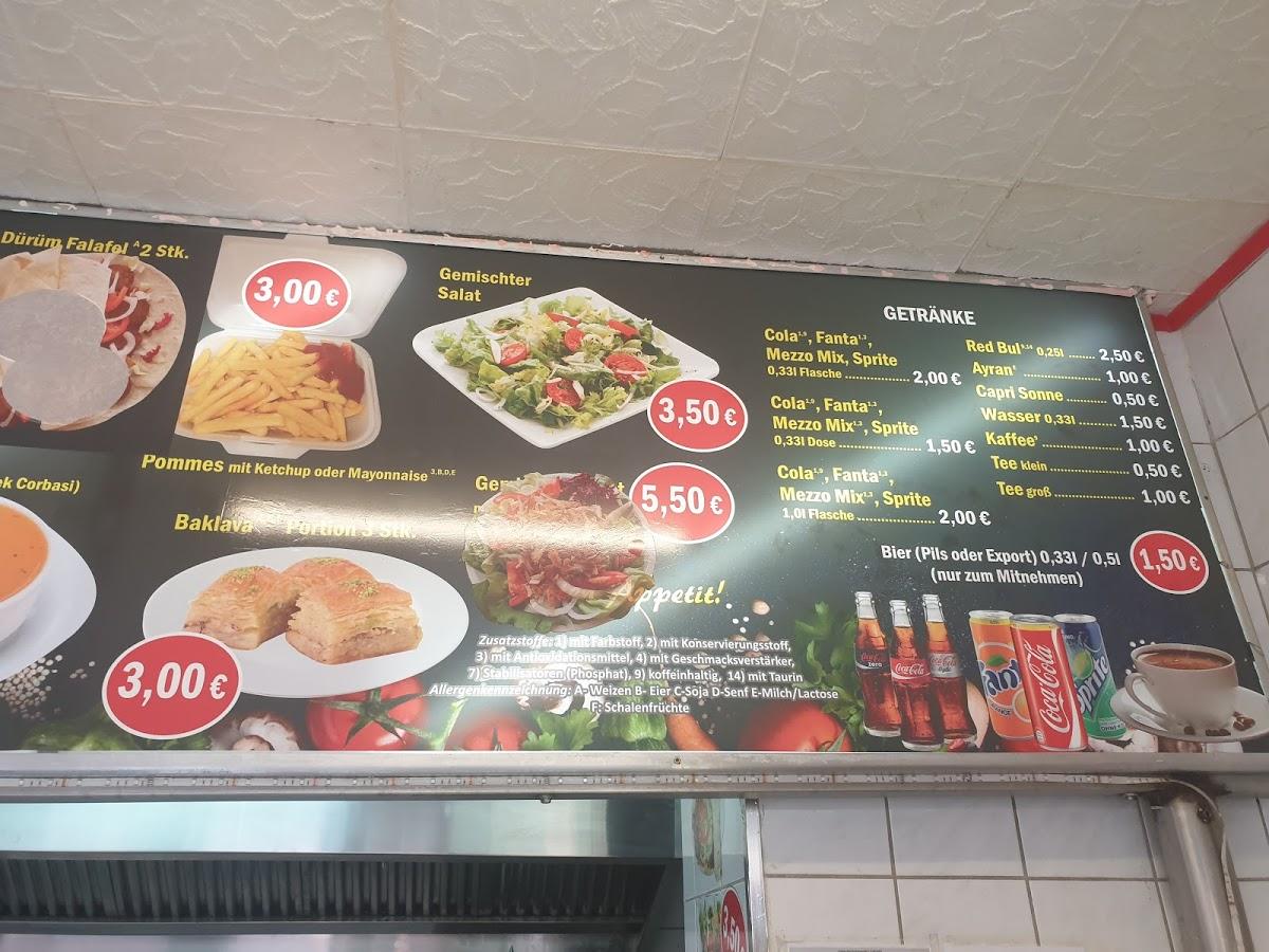 Speisekarte von Big Döner pizza Mannheim