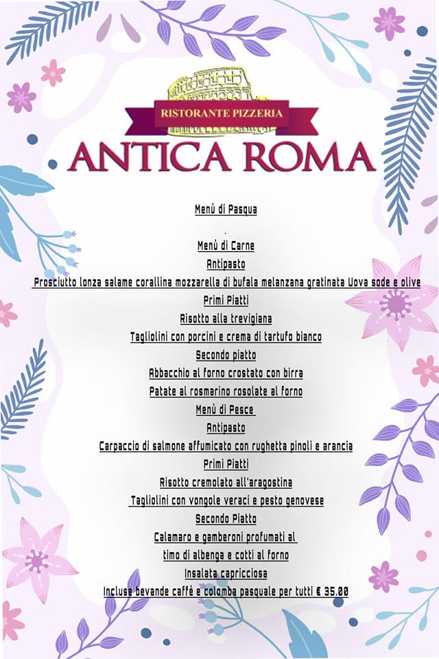 Menu di Ristorante Antica Roma 