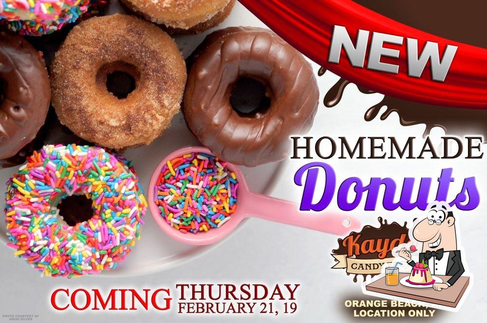 Kayden's Candy Factory in Orange Beach Restaurant menu and reviews
